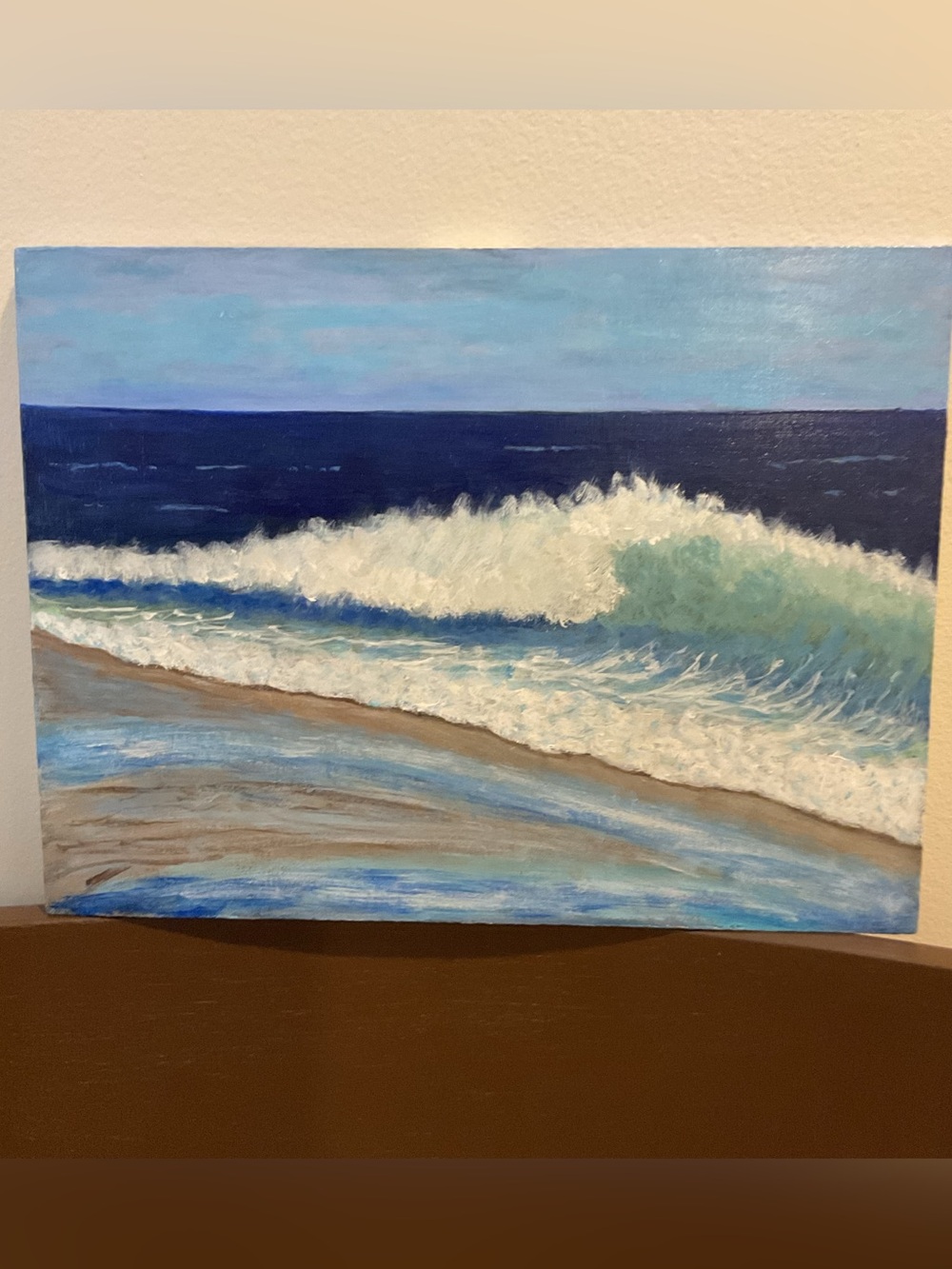 Painting Original on Wooden Panel 11 x 14 James Maxwell